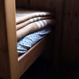 Serie 1: Stapelbed met goede dekens (foto: Janneke Stoffelen)